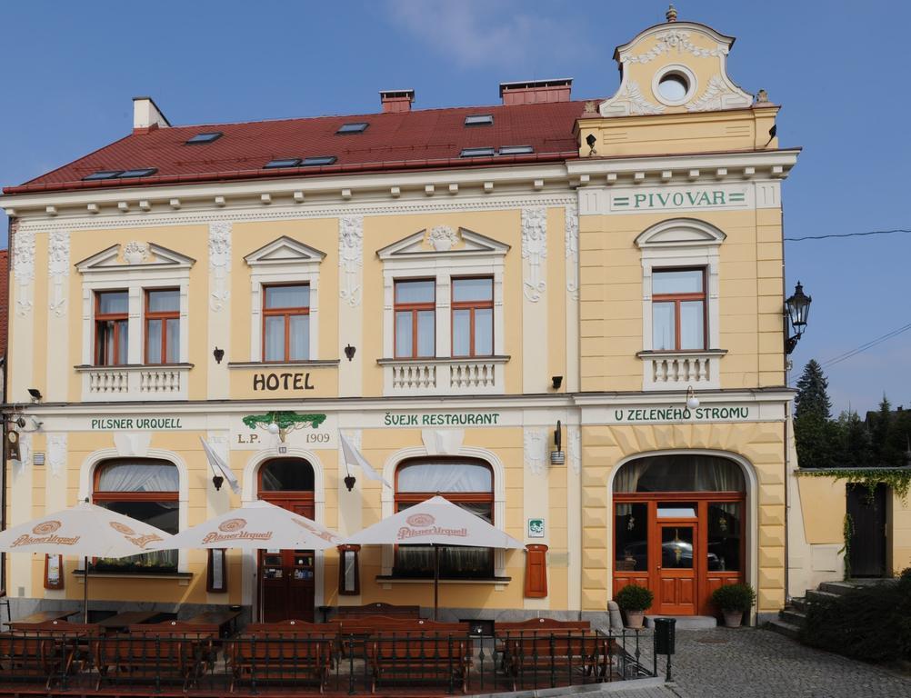 Hotel U Zeleneho Stromu Nepomuk Esterno foto