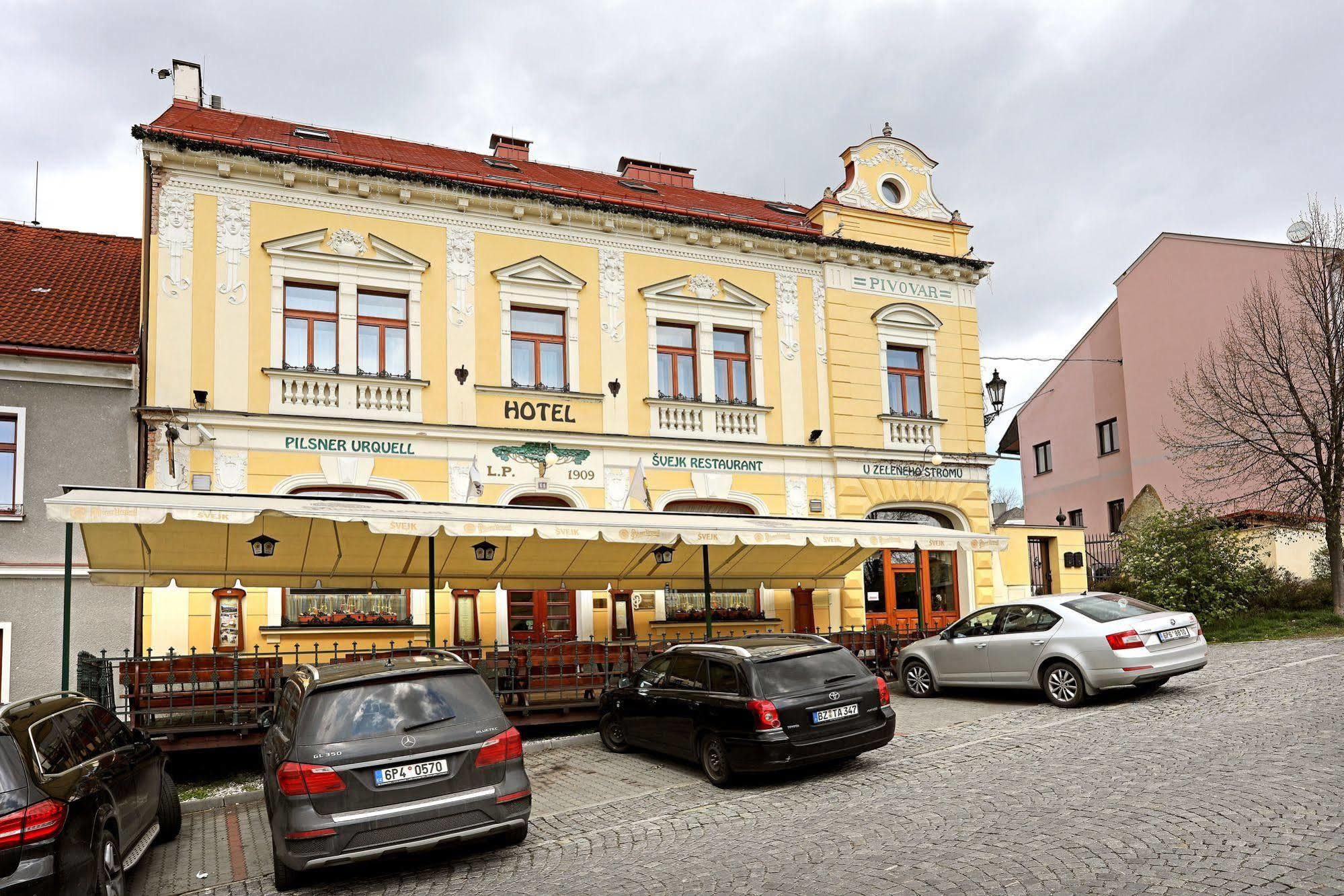 Hotel U Zeleneho Stromu Nepomuk Esterno foto